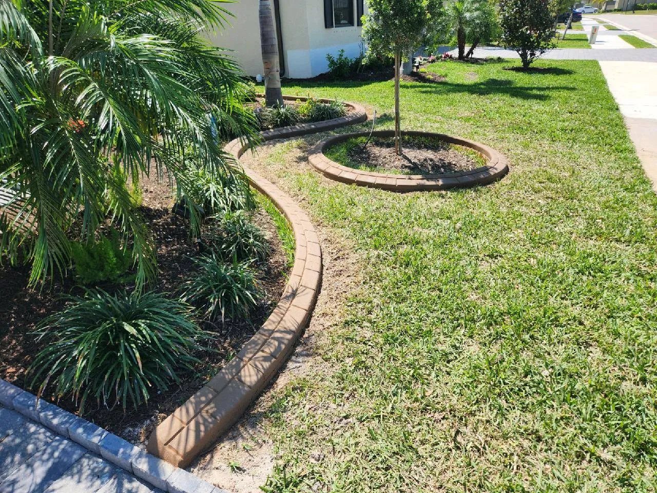 Curbing installation project